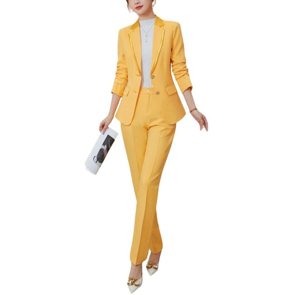 Bossy Chic Womens  2Pc Blazer & Pant Set
